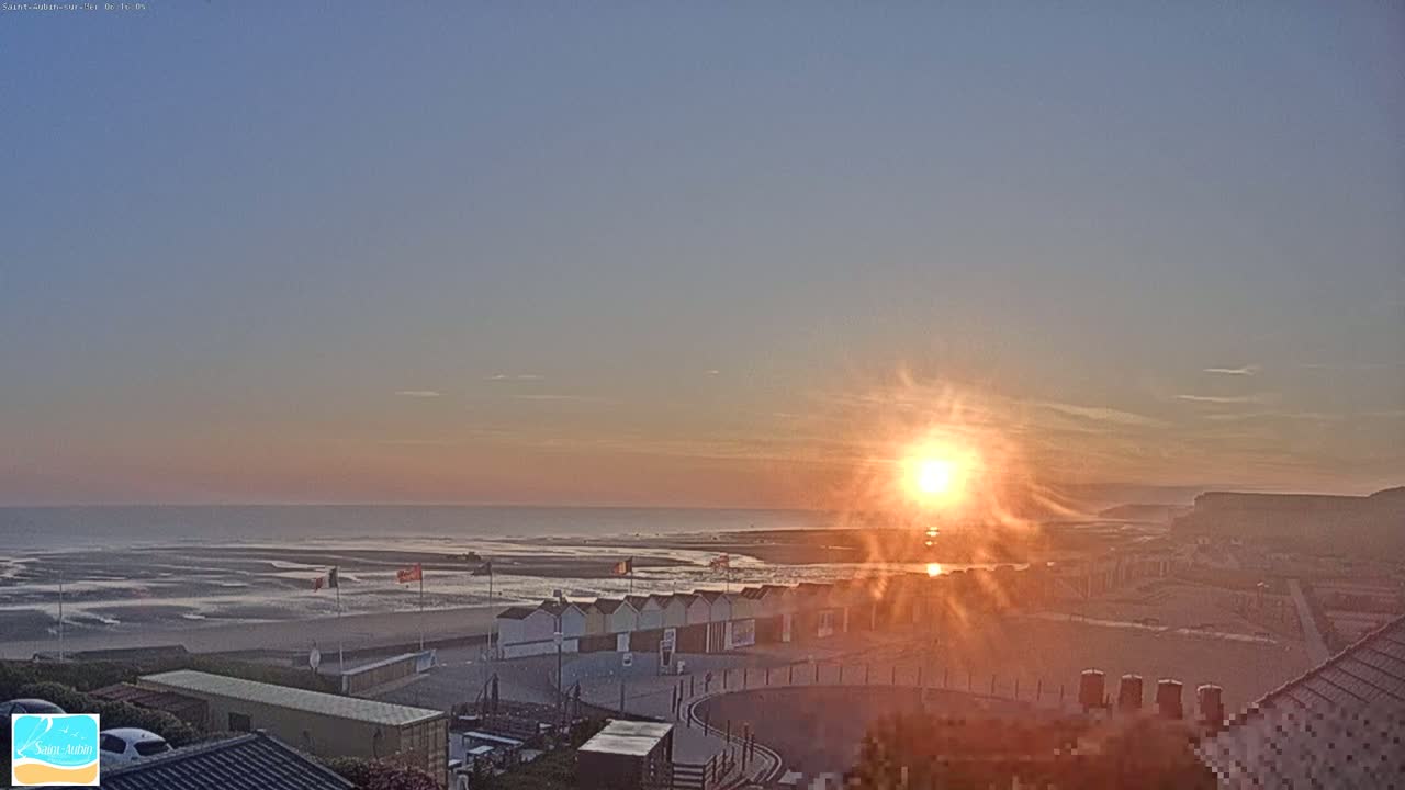 (Seine-Maritime), Saint-Aubin-sur-Mer Coast Live Cam - Dieppe, Seine-Maritime, Normandie, France