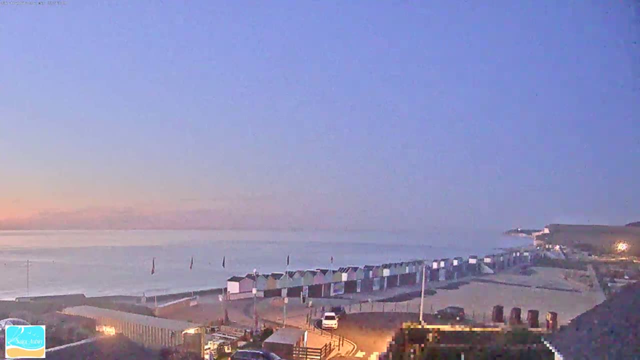 (Seine-Maritime), Saint-Aubin-sur-Mer Coast Live Cam - Dieppe, Seine-Maritime, Normandie, France