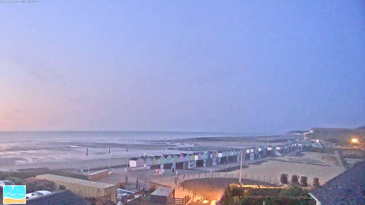(Seine-Maritime), Saint-Aubin-sur-Mer Coast Live Cam - Dieppe, Seine-Maritime, Normandie, France
