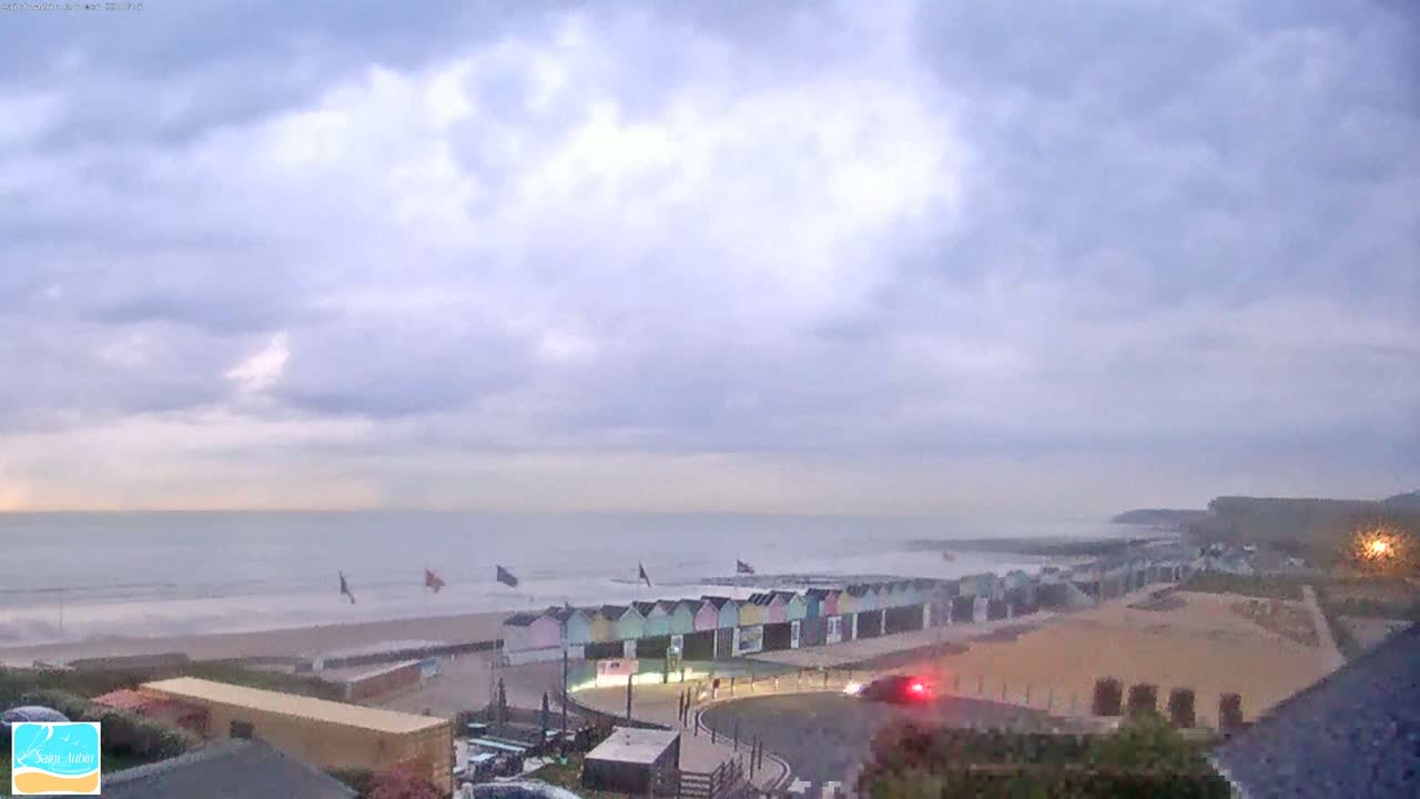 (Seine-Maritime), Saint-Aubin-sur-Mer Coast Live Cam - Dieppe, Seine-Maritime, Normandie, France