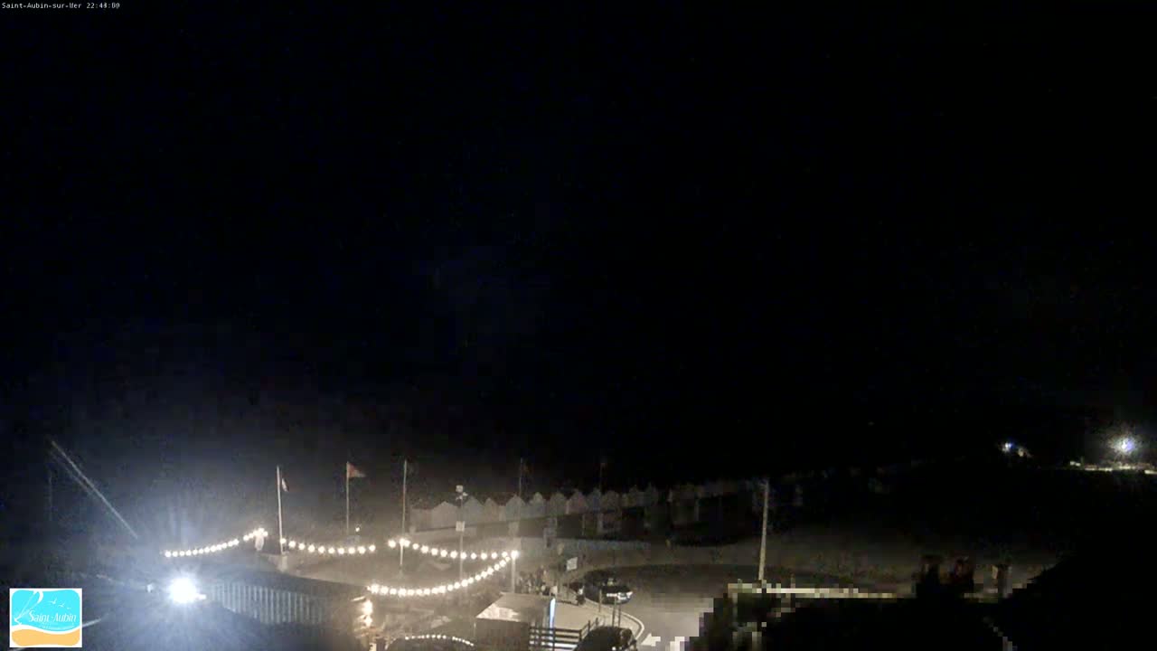 (Seine-Maritime), Saint-Aubin-sur-Mer Coast Live Cam - Dieppe, Seine-Maritime, Normandie, France
