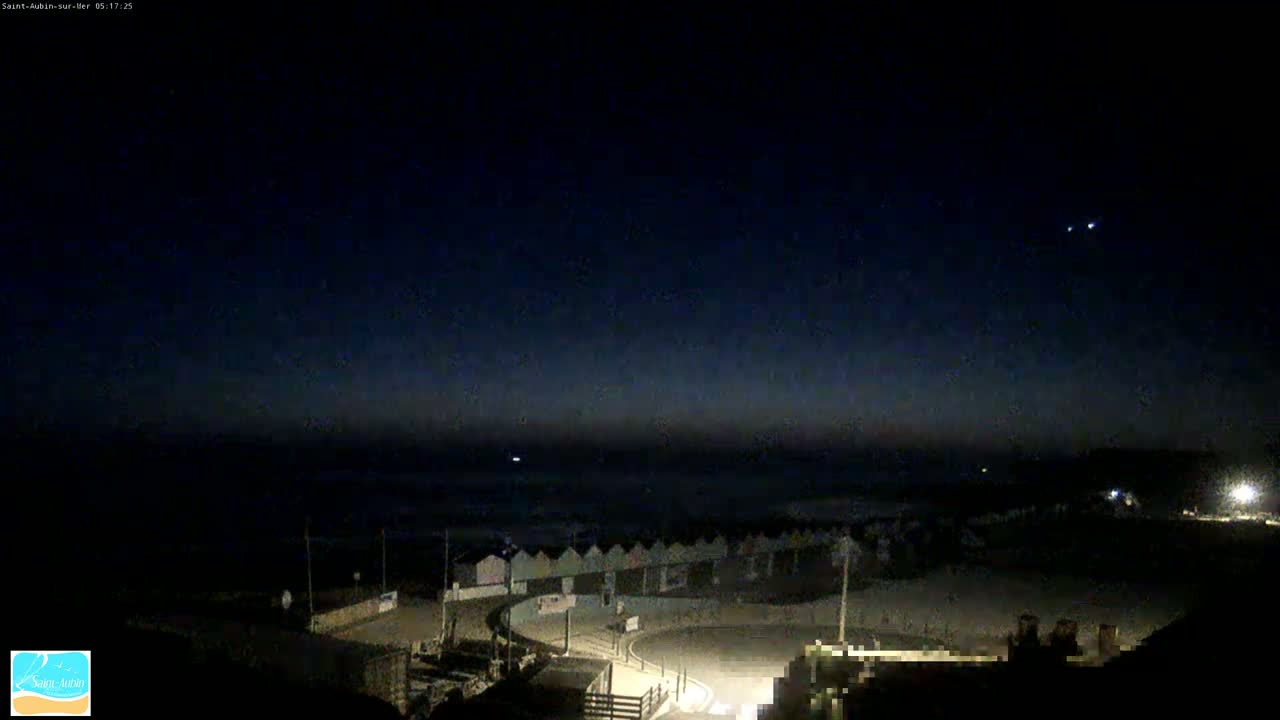 (Seine-Maritime), Saint-Aubin-sur-Mer Coast Live Cam - Dieppe, Seine-Maritime, Normandie, France