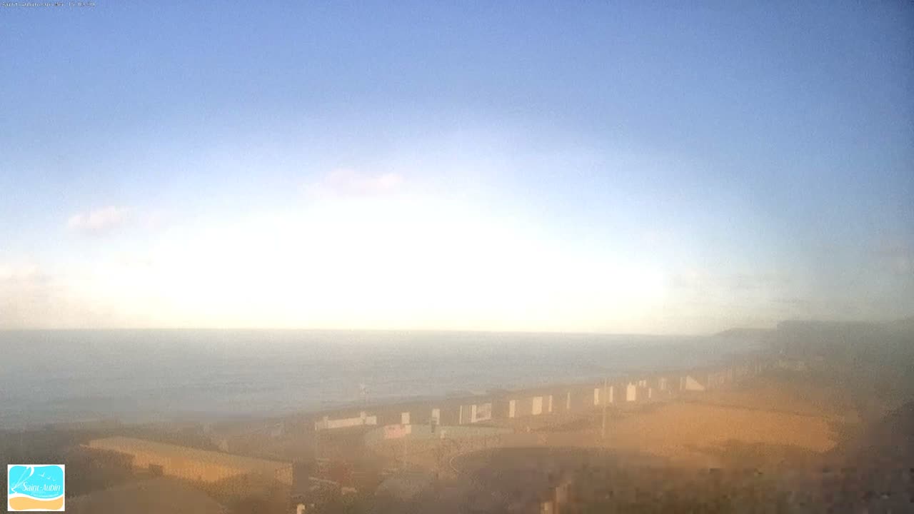 (Seine-Maritime), Saint-Aubin-sur-Mer Coast Live Cam - Dieppe, Seine-Maritime, Normandie, France