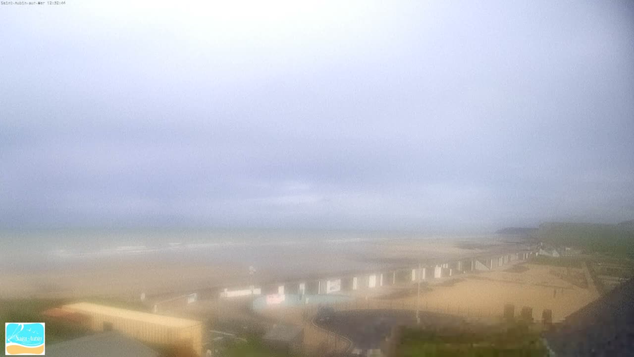 (Seine-Maritime), Saint-Aubin-sur-Mer Coast Live Cam - Dieppe, Seine-Maritime, Normandie, France