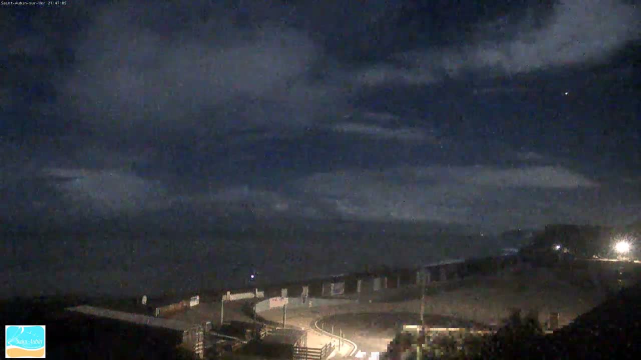 (Seine-Maritime), Saint-Aubin-sur-Mer Coast Live Cam - Dieppe, Seine-Maritime, Normandie, France