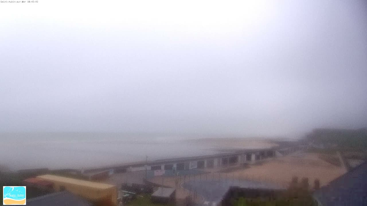 (Seine-Maritime), Saint-Aubin-sur-Mer Coast Live Cam - Dieppe, Seine-Maritime, Normandie, France