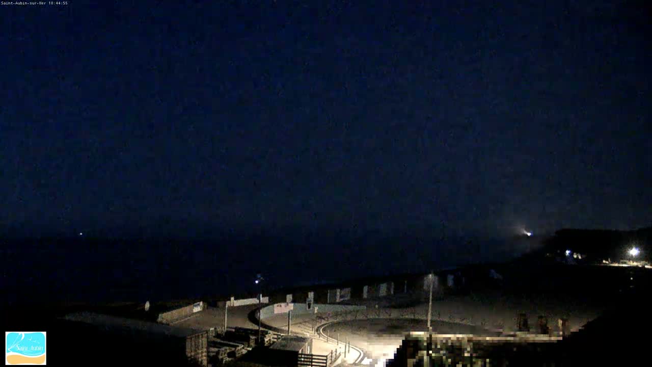 (Seine-Maritime), Saint-Aubin-sur-Mer Coast Live Cam - Dieppe, Seine-Maritime, Normandie, France