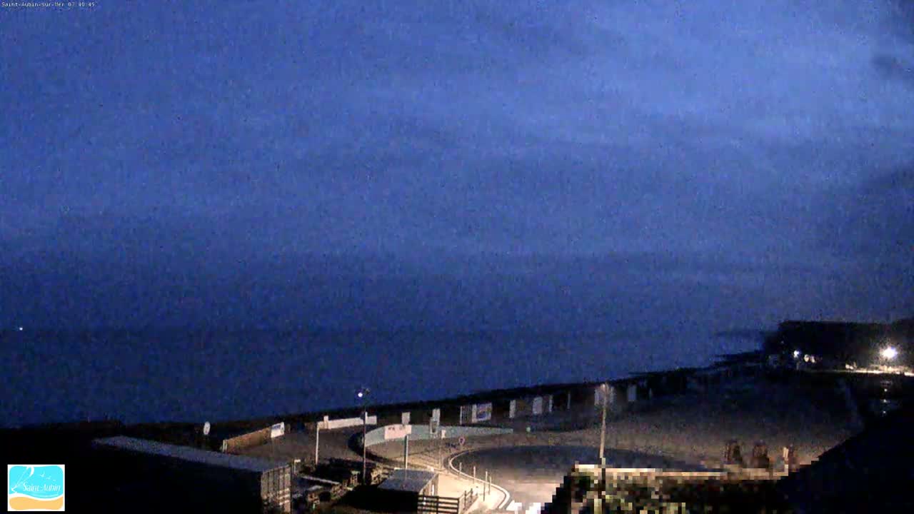 (Seine-Maritime), Saint-Aubin-sur-Mer Coast Live Cam - Dieppe, Seine-Maritime, Normandie, France