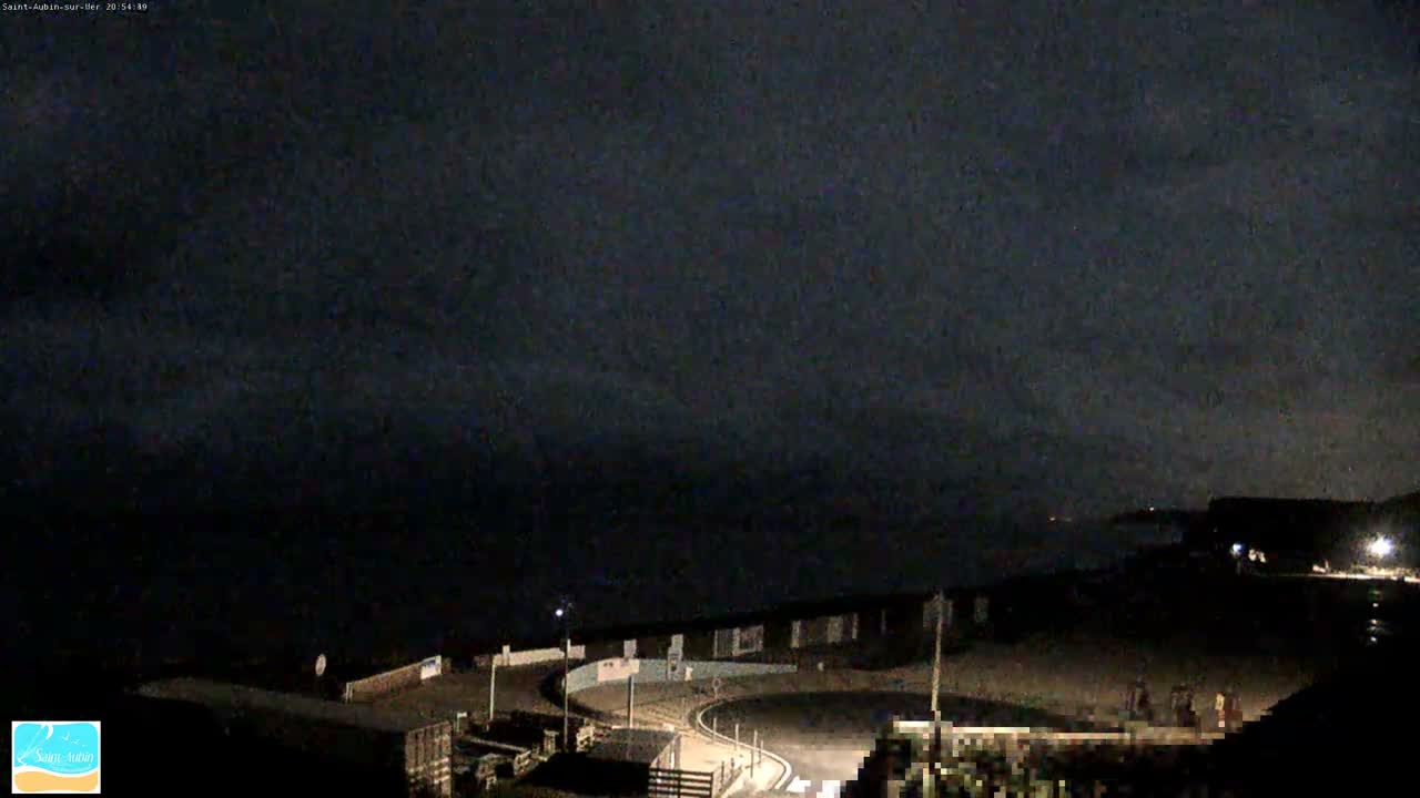 (Seine-Maritime), Saint-Aubin-sur-Mer Coast Live Cam - Dieppe, Seine-Maritime, Normandie, France