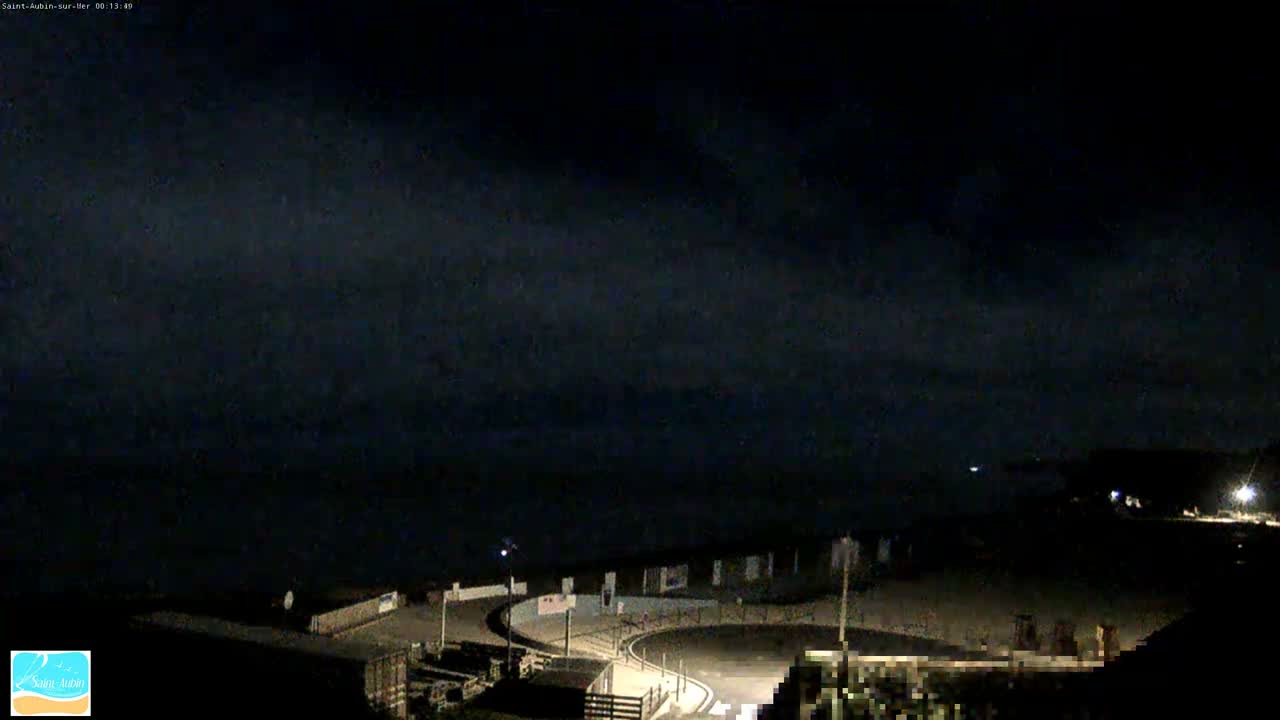 (Seine-Maritime), Saint-Aubin-sur-Mer Coast Live Cam - Dieppe, Seine-Maritime, Normandie, France