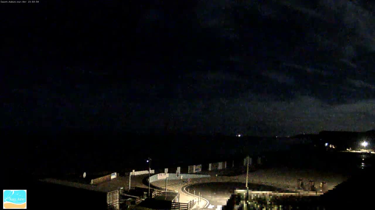 (Seine-Maritime), Saint-Aubin-sur-Mer Coast Live Cam - Dieppe, Seine-Maritime, Normandie, France