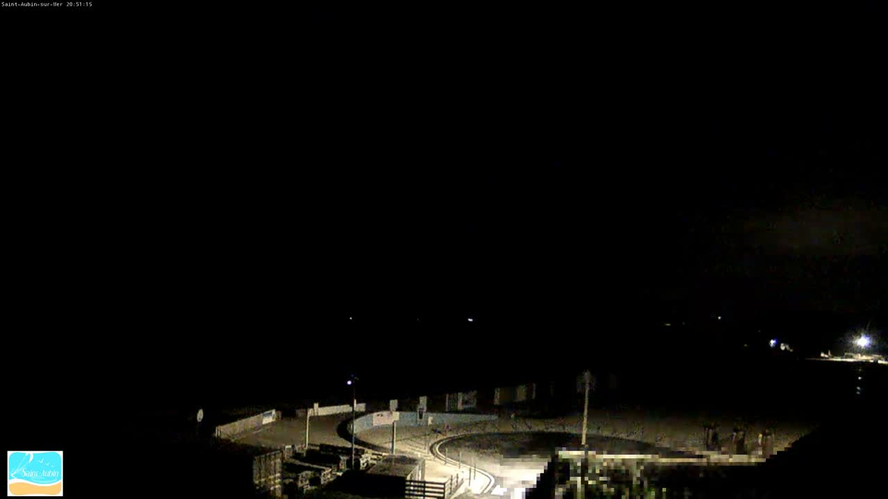 (Seine-Maritime), Saint-Aubin-sur-Mer Coast Live Cam - Dieppe, Seine-Maritime, Normandie, France