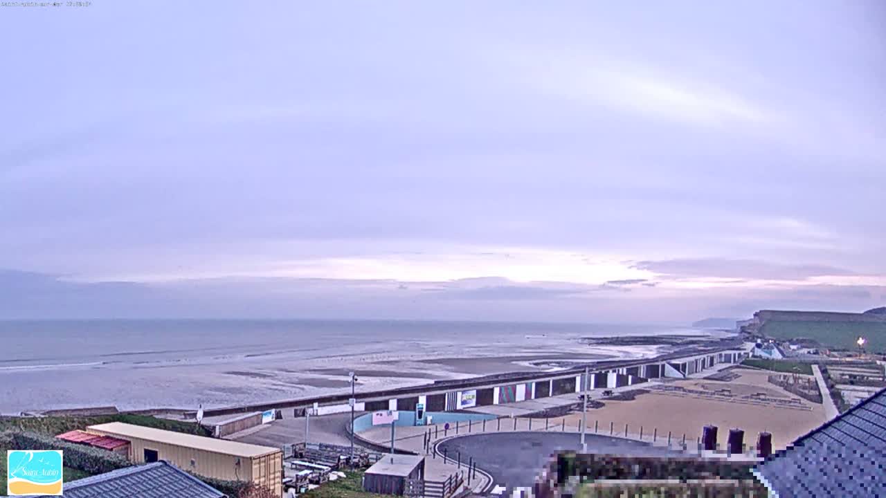(Seine-Maritime), Saint-Aubin-sur-Mer Coast Live Cam - Dieppe, Seine-Maritime, Normandie, France