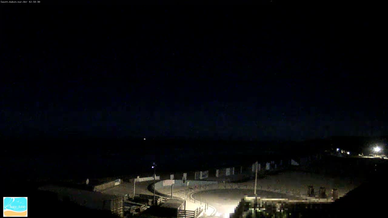 (Seine-Maritime), Saint-Aubin-sur-Mer Coast Live Cam - Dieppe, Seine-Maritime, Normandie, France
