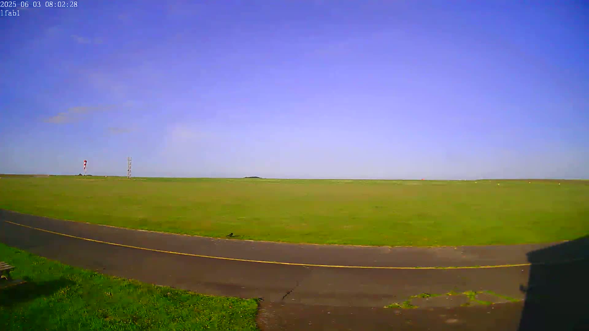 Dieppe Saint Aubin Airport Aérodrome Skyline Live Cam DPE/LFAB- Dieppe, Seine-Maritime, Normandie, France
