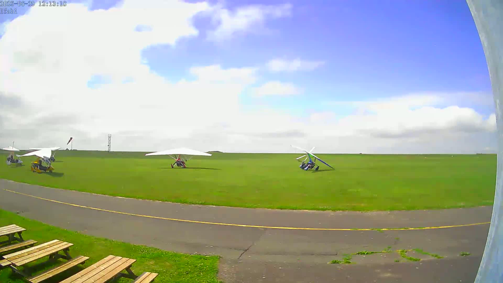 Dieppe Saint Aubin Airport Aérodrome Skyline Live Cam DPE/LFAB- Dieppe, Seine-Maritime, Normandie, France