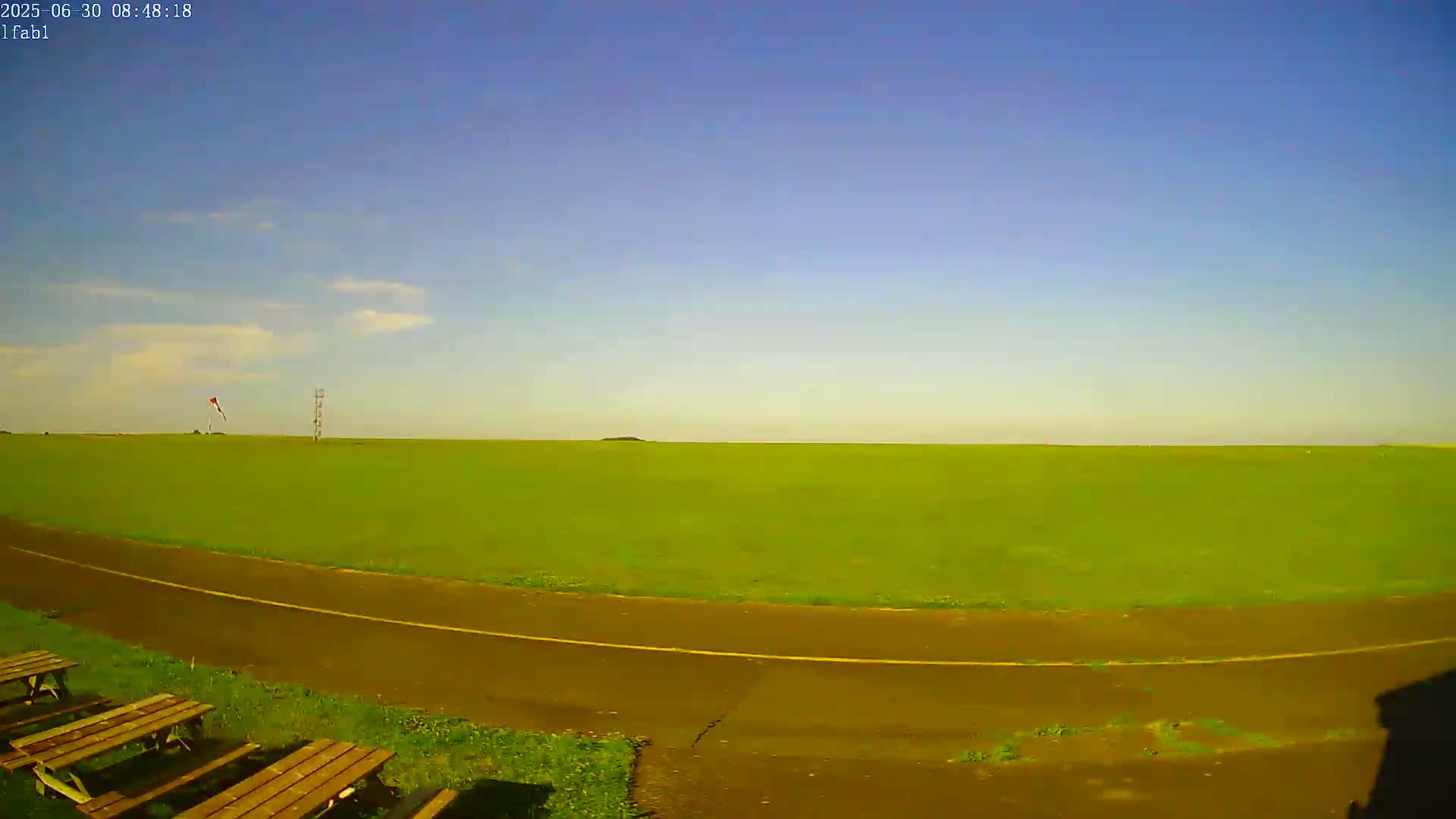 Dieppe Saint Aubin Airport Aérodrome Skyline Live Cam DPE/LFAB- Dieppe, Seine-Maritime, Normandie, France