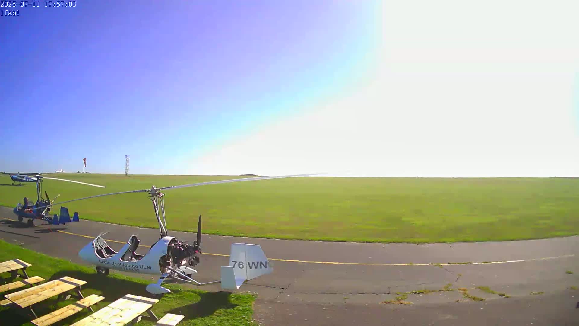 Dieppe Saint Aubin Airport Aérodrome Skyline Live Cam DPE/LFAB- Dieppe, Seine-Maritime, Normandie, France