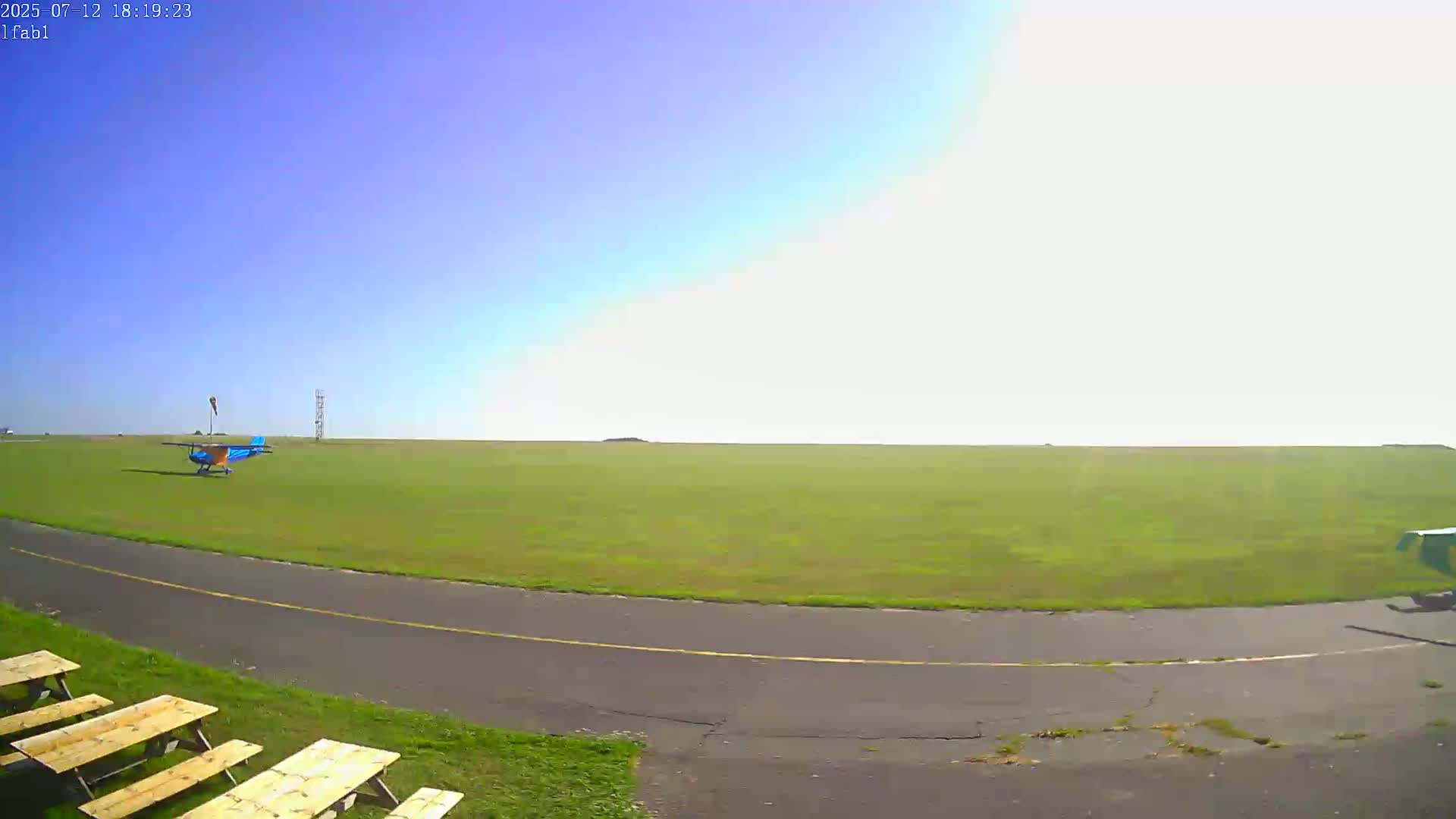Dieppe Saint Aubin Airport Aérodrome Skyline Live Cam DPE/LFAB- Dieppe, Seine-Maritime, Normandie, France
