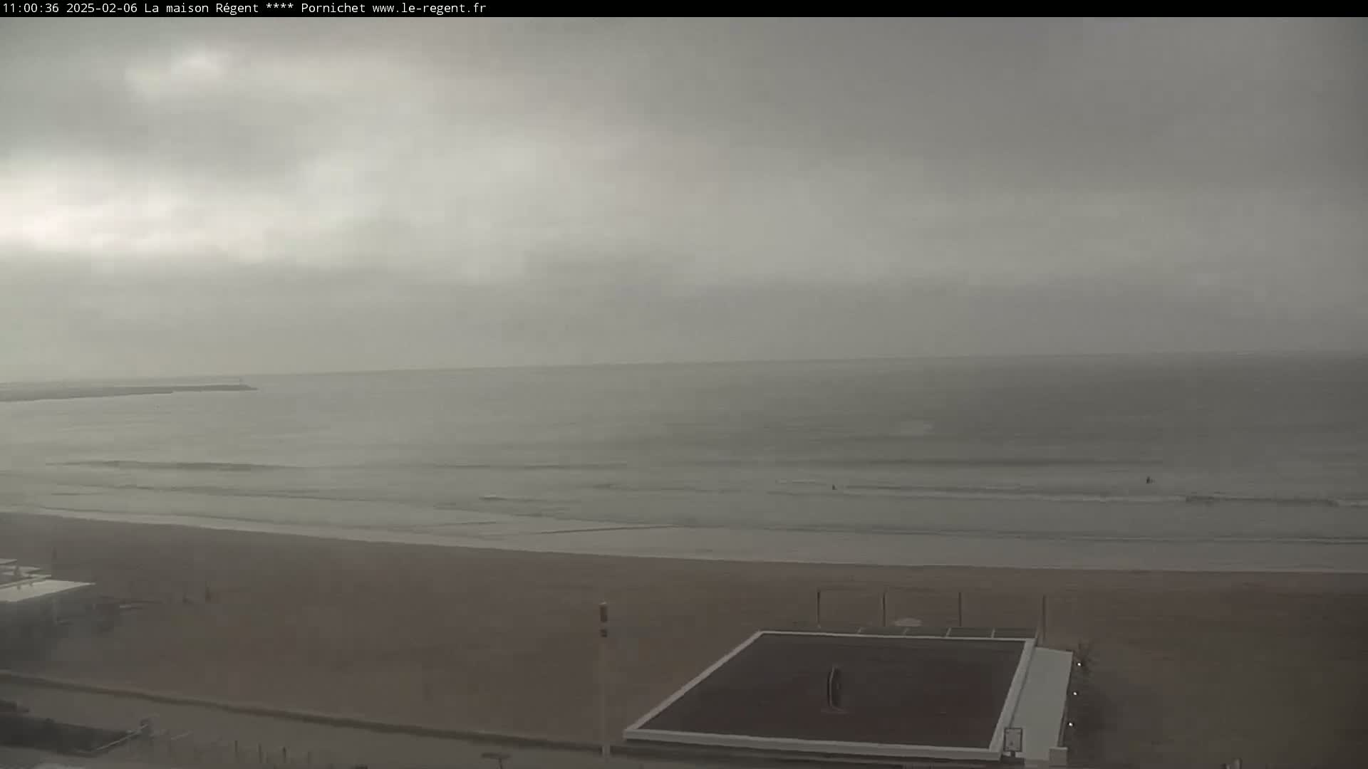 Pornichet, Plages des Libraires Beach PTZ Live Cam - Saint-Nazaire, Loire-Atlantique, Pays de la Loire, France