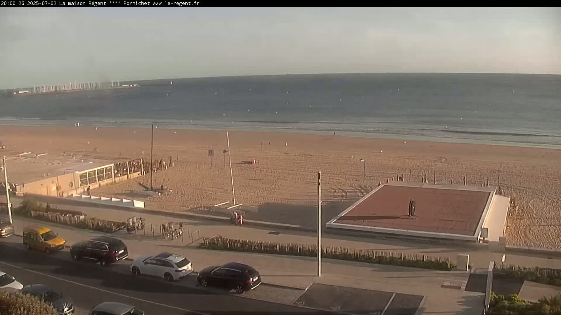 Pornichet, Plages des Libraires Beach PTZ Live Cam - Saint-Nazaire, Loire-Atlantique, Pays de la Loire, France