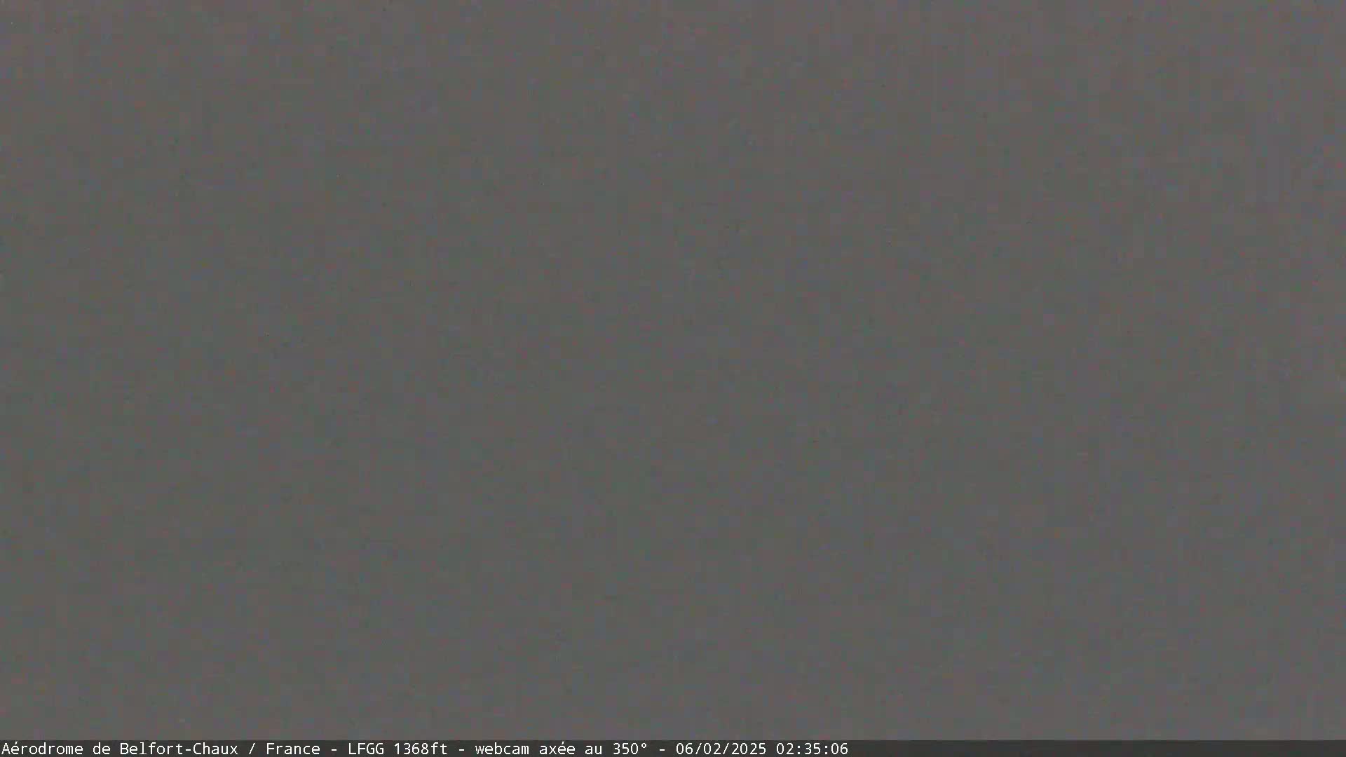 A uniformly gray image shows an overcast sky.