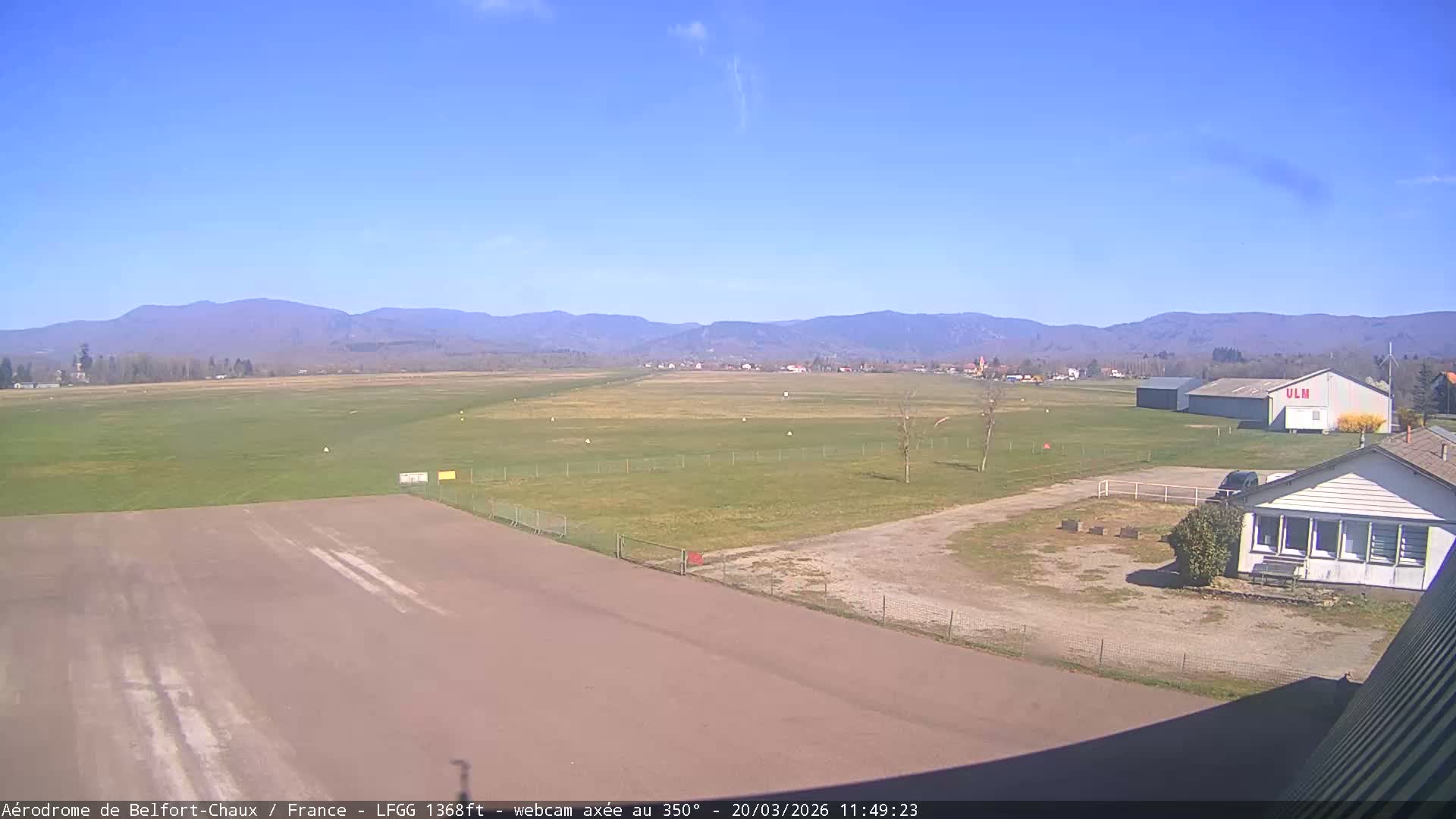 Belfort Chaux Airport Live Cam LFGG - Belfort, Territoire de Belfort, Bourgogne-Franche-Comte, France