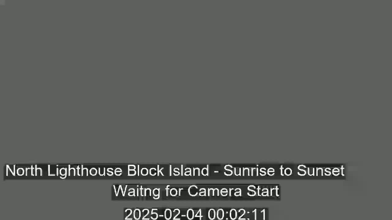 A solid dark gray screen displays a message indicating that a camera is not yet operational.