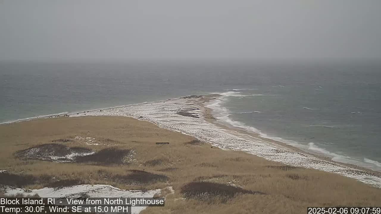 North Lighthouse, Live Cam - Block Island, RI USA 