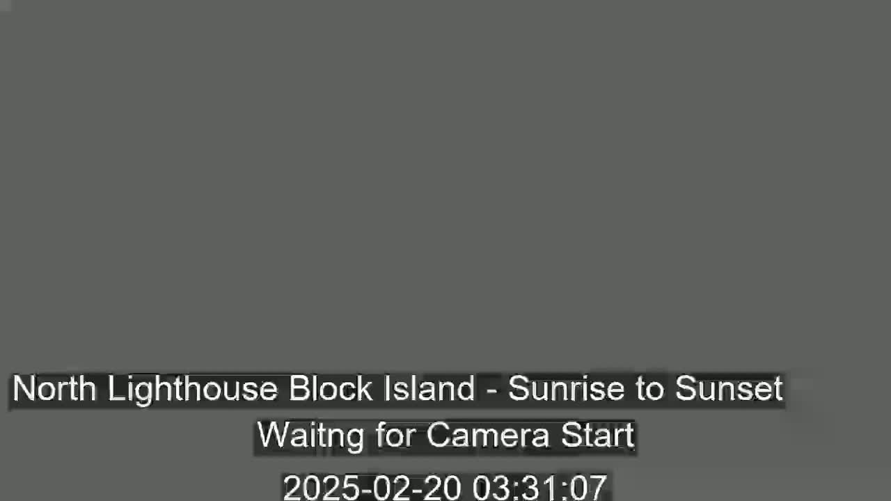 A dark gray screen displays a message indicating that a camera is starting.