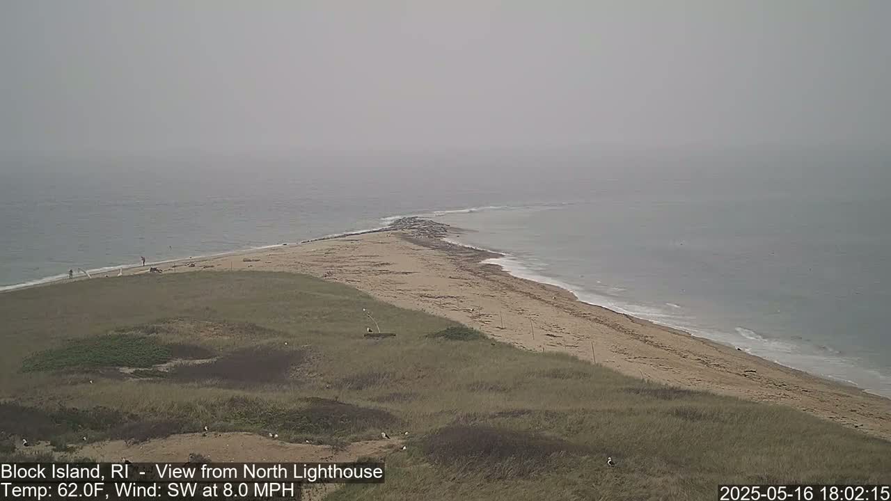 North Lighthouse, Live Cam - Block Island, RI USA 