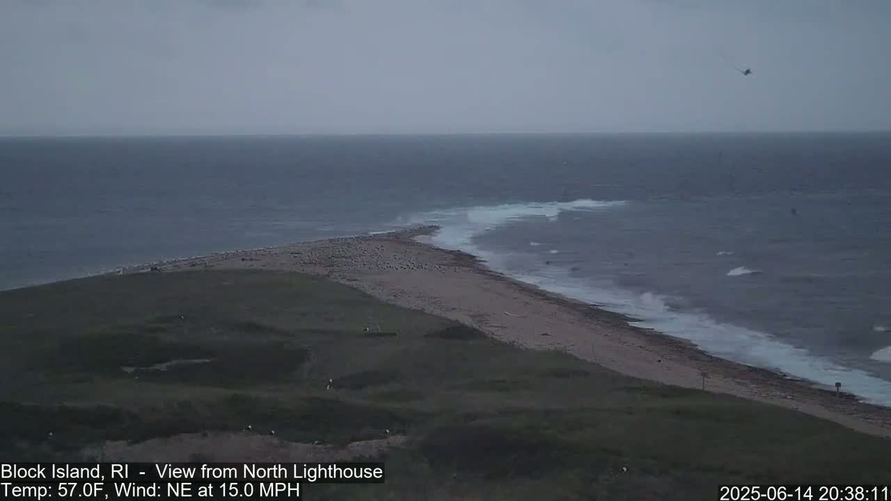 North Lighthouse, Live Cam - Block Island, RI USA 