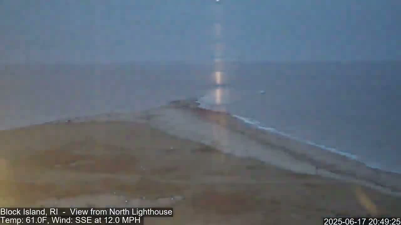 North Lighthouse, Live Cam - Block Island, RI USA 