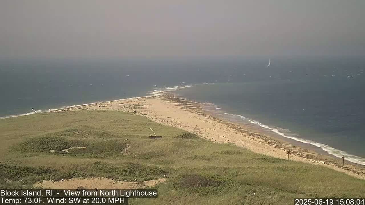 North Lighthouse, Live Cam - Block Island, RI USA 