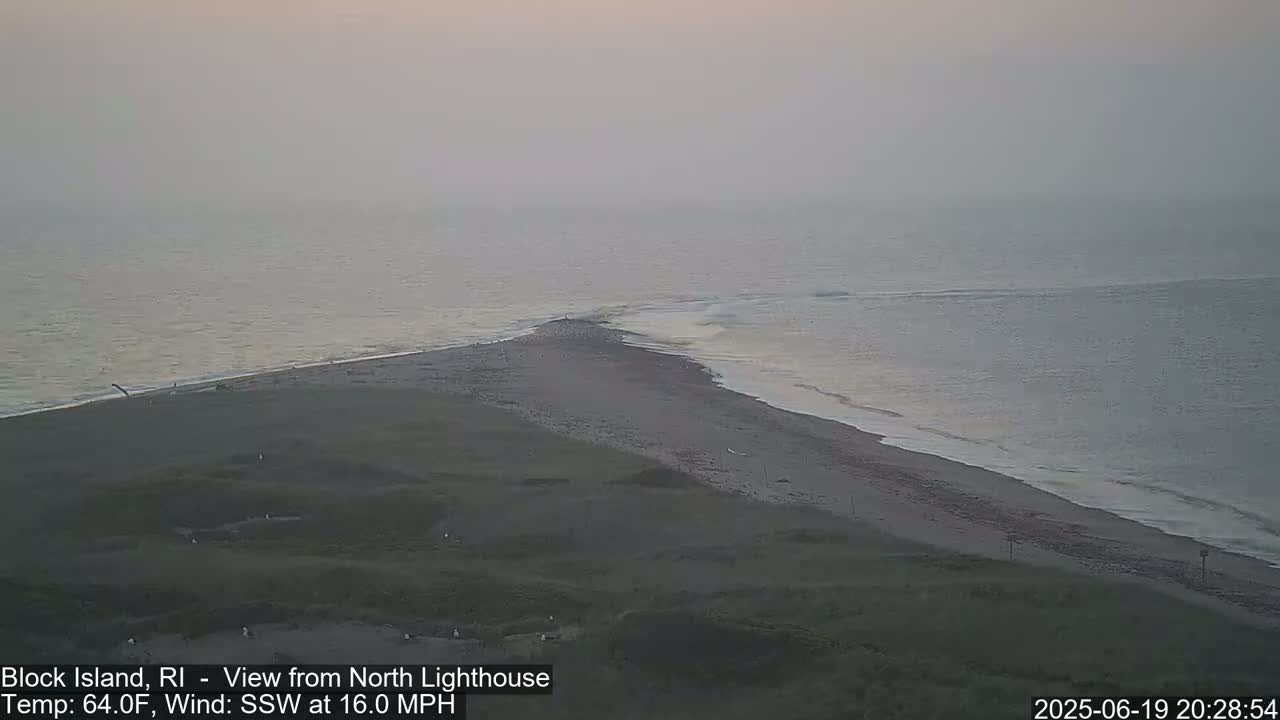 North Lighthouse, Live Cam - Block Island, RI USA 