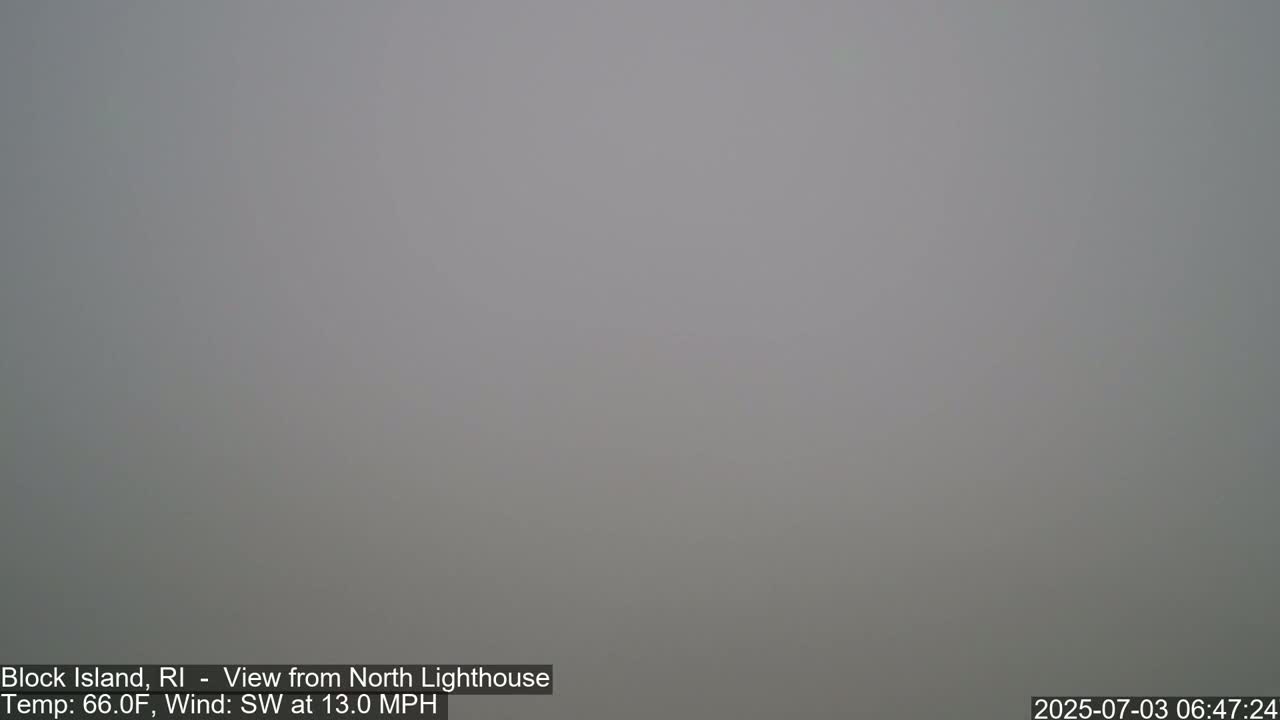 North Lighthouse, Live Cam - Block Island, RI USA 
