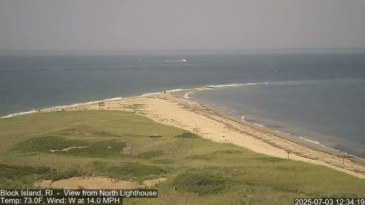 North Lighthouse, Live Cam - Block Island, RI USA 