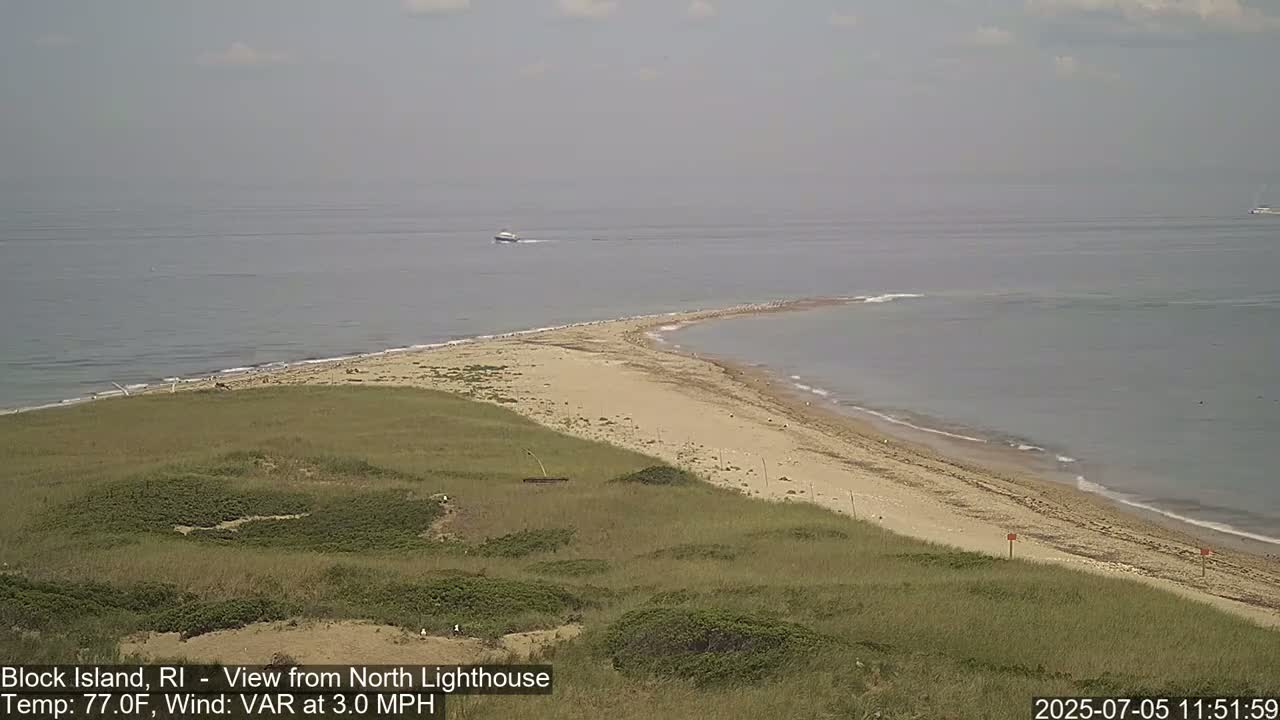 North Lighthouse, Live Cam - Block Island, RI USA 