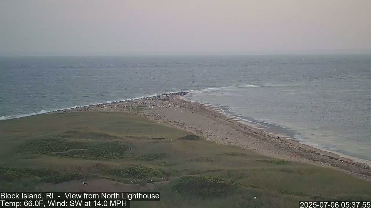 North Lighthouse, Live Cam - Block Island, RI USA 