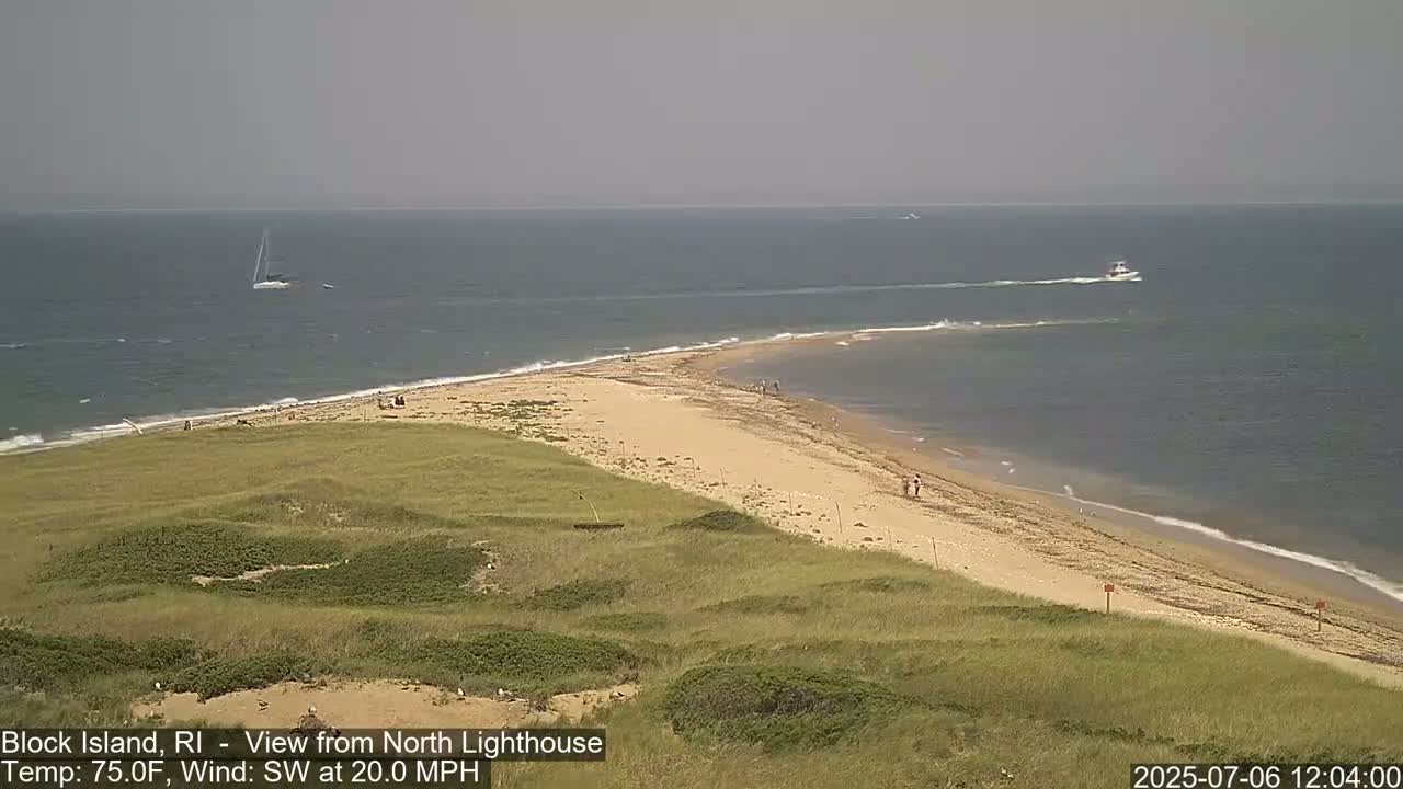 North Lighthouse, Live Cam - Block Island, RI USA 