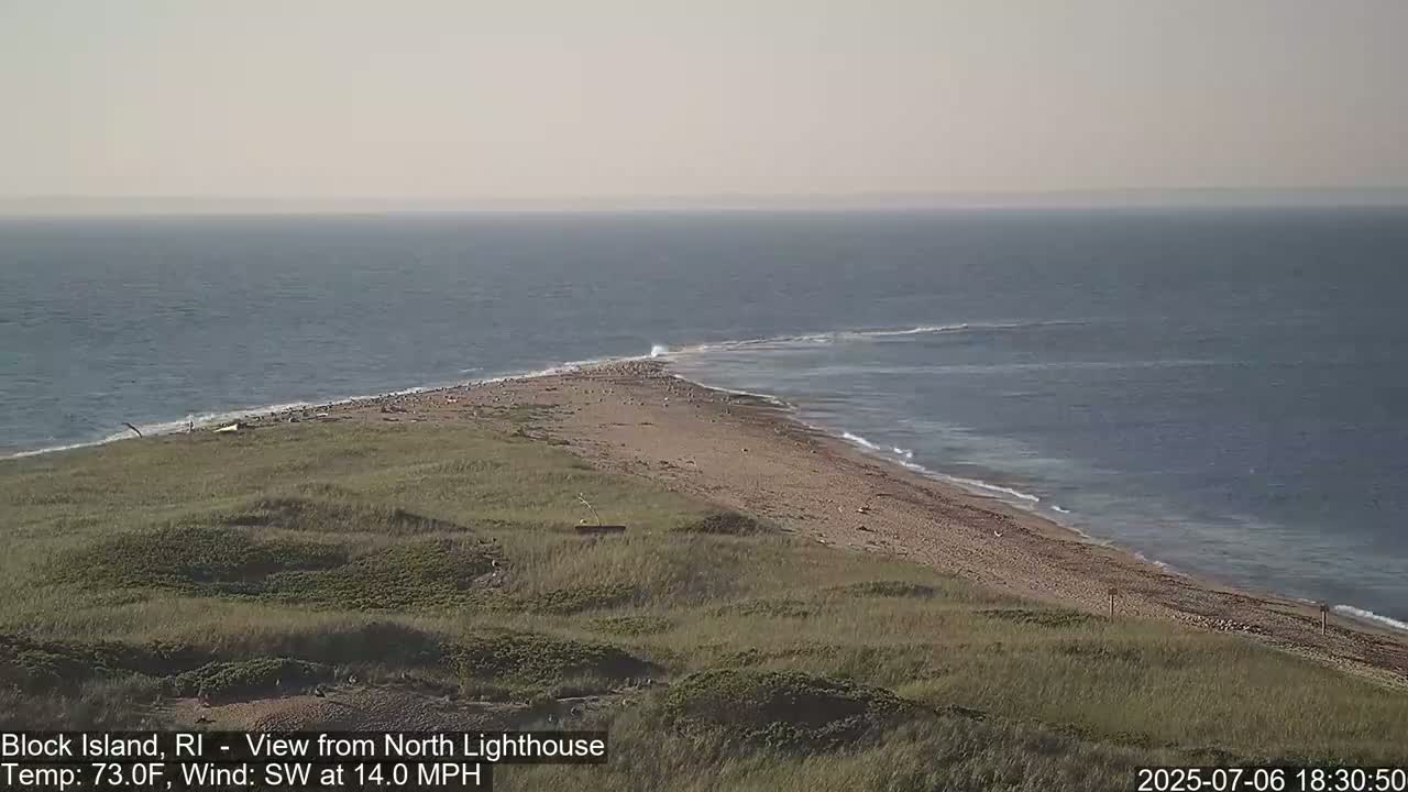 North Lighthouse, Live Cam - Block Island, RI USA 