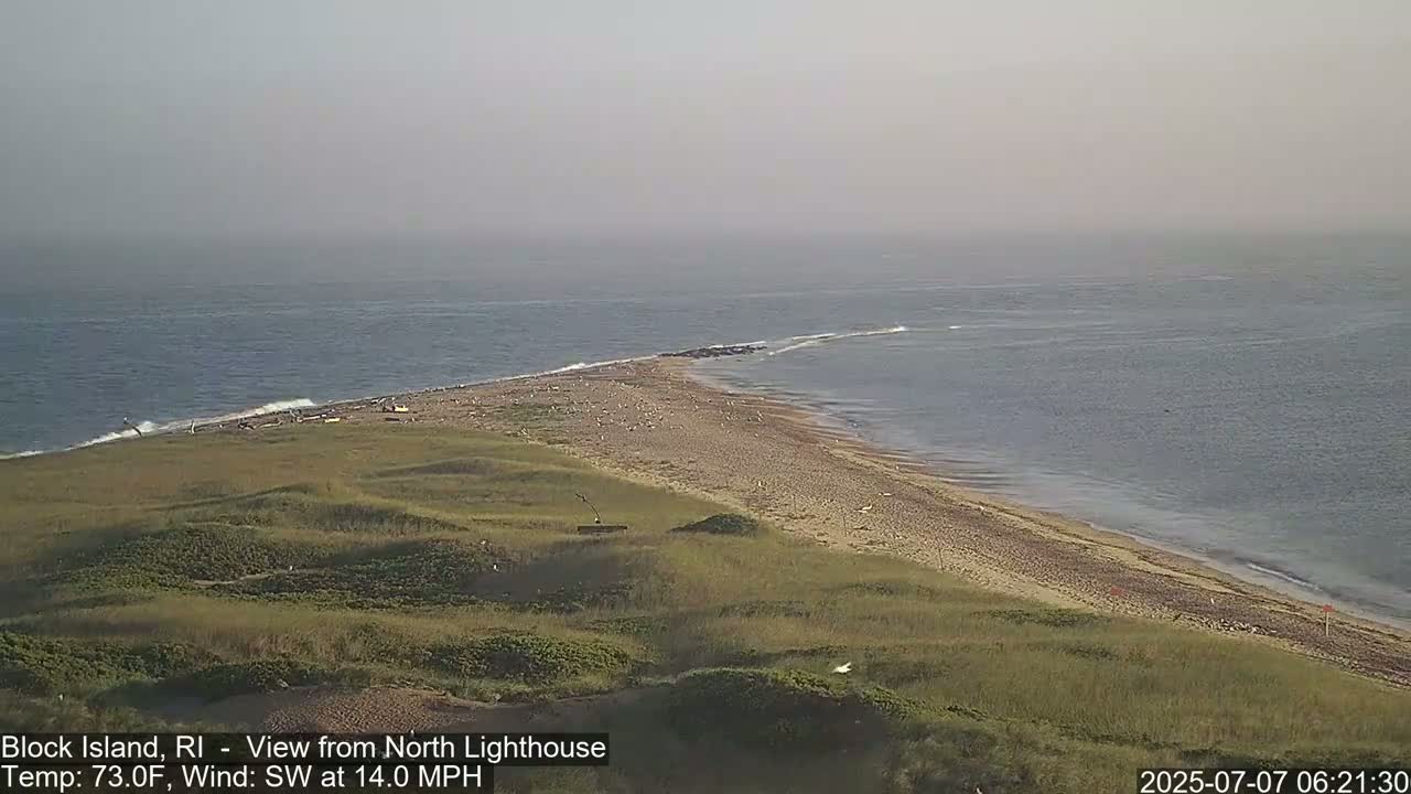 North Lighthouse, Live Cam - Block Island, RI USA 