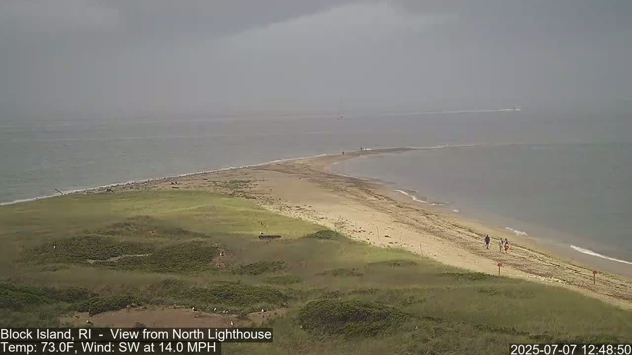 North Lighthouse, Live Cam - Block Island, RI USA 