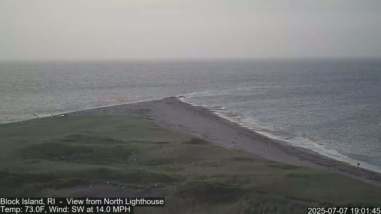 North Lighthouse, Live Cam - Block Island, RI USA 