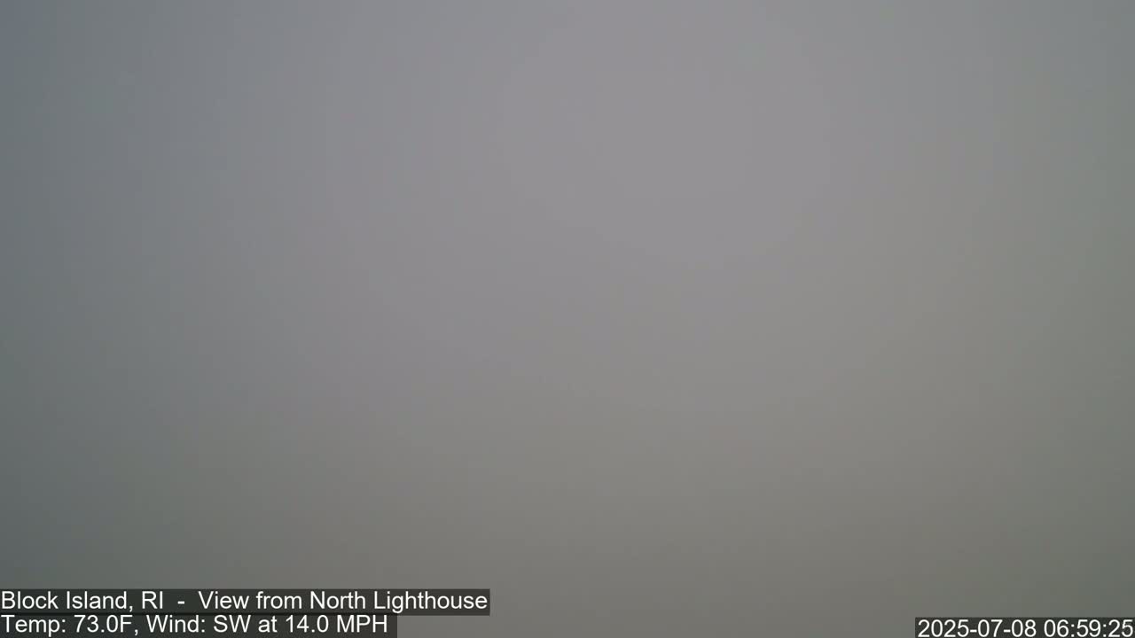 North Lighthouse, Live Cam - Block Island, RI USA 