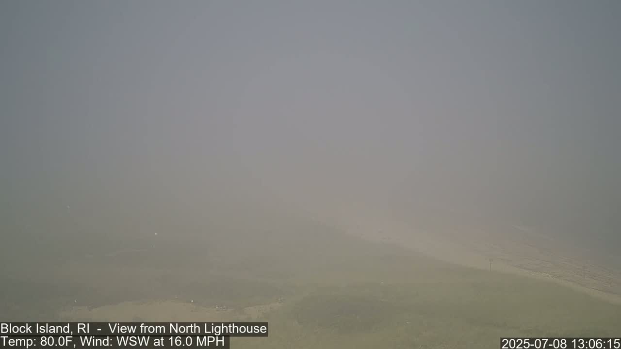North Lighthouse, Live Cam - Block Island, RI USA 