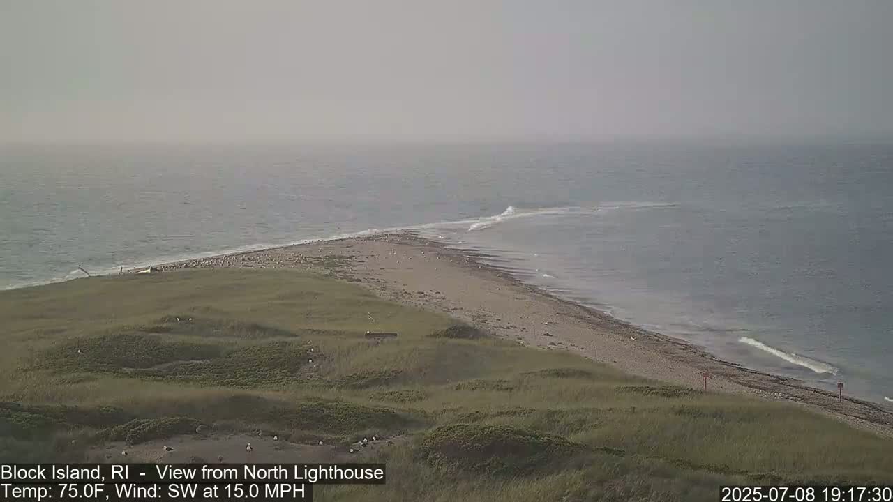 North Lighthouse, Live Cam - Block Island, RI USA 