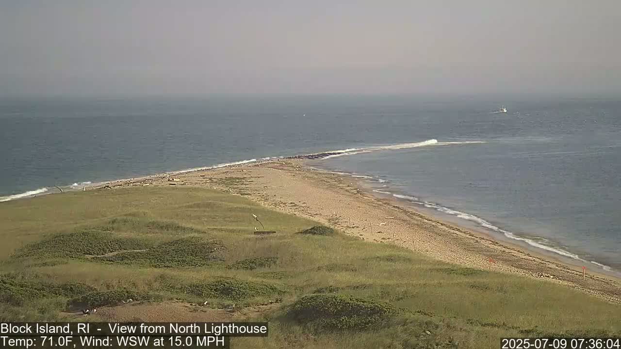 North Lighthouse, Live Cam - Block Island, RI USA 