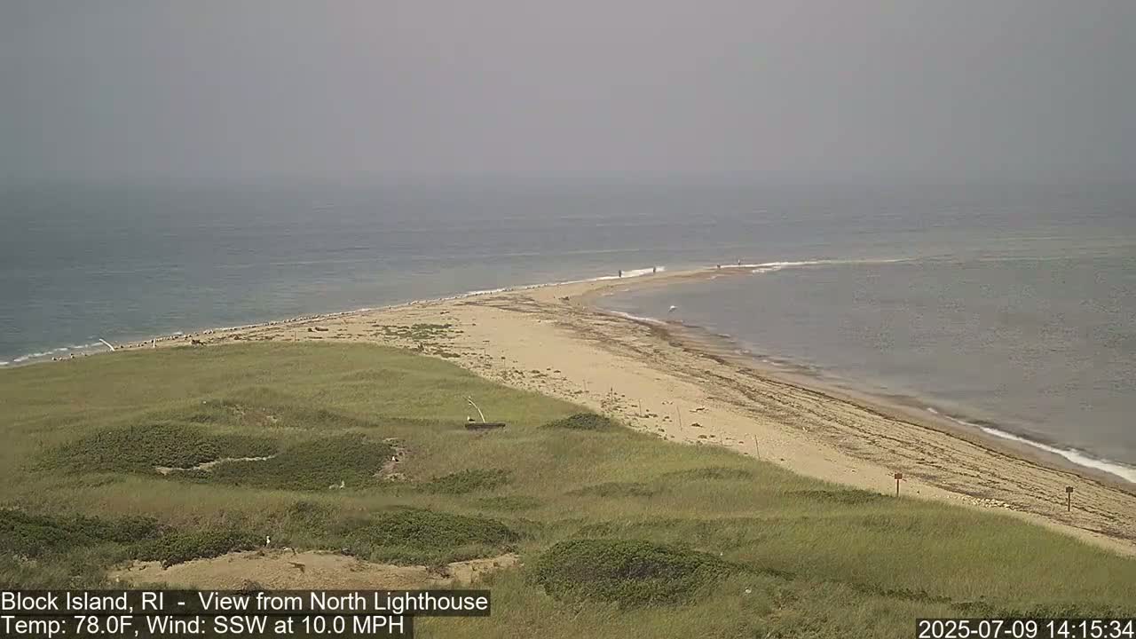 North Lighthouse, Live Cam - Block Island, RI USA 