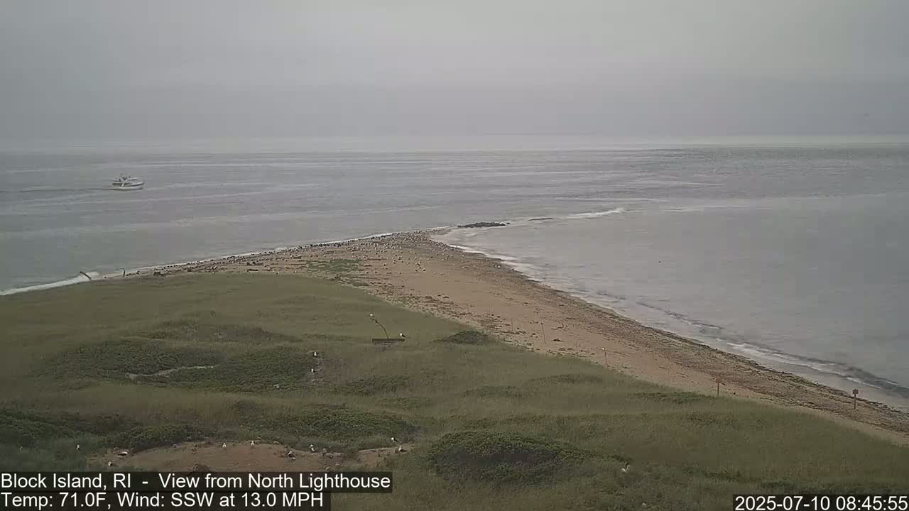 North Lighthouse, Live Cam - Block Island, RI USA 